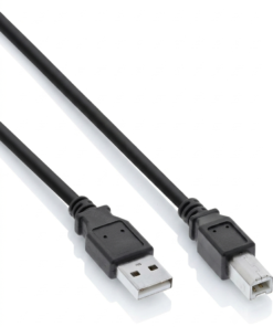 InLine® USB 2.0 kabel, A i B, crni, Dužina kabela, 0,5-5m