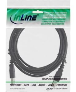 InLine® USB 2.0 kabel, A i B, crni, Dužina kabela, 0,5-5m - Slika 3