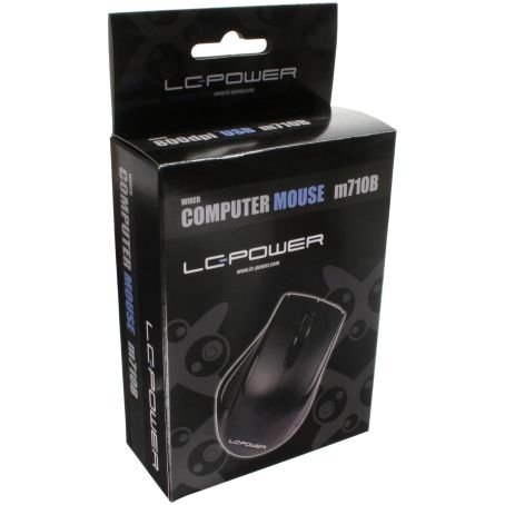 Optički USB miš, LC power LC-m710B, 800dpi, crni - Slika 2