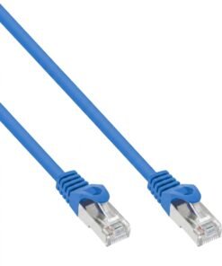 InLine® patch kabel, F/UTP, Cat.5e, plavi, 0,3-10 m