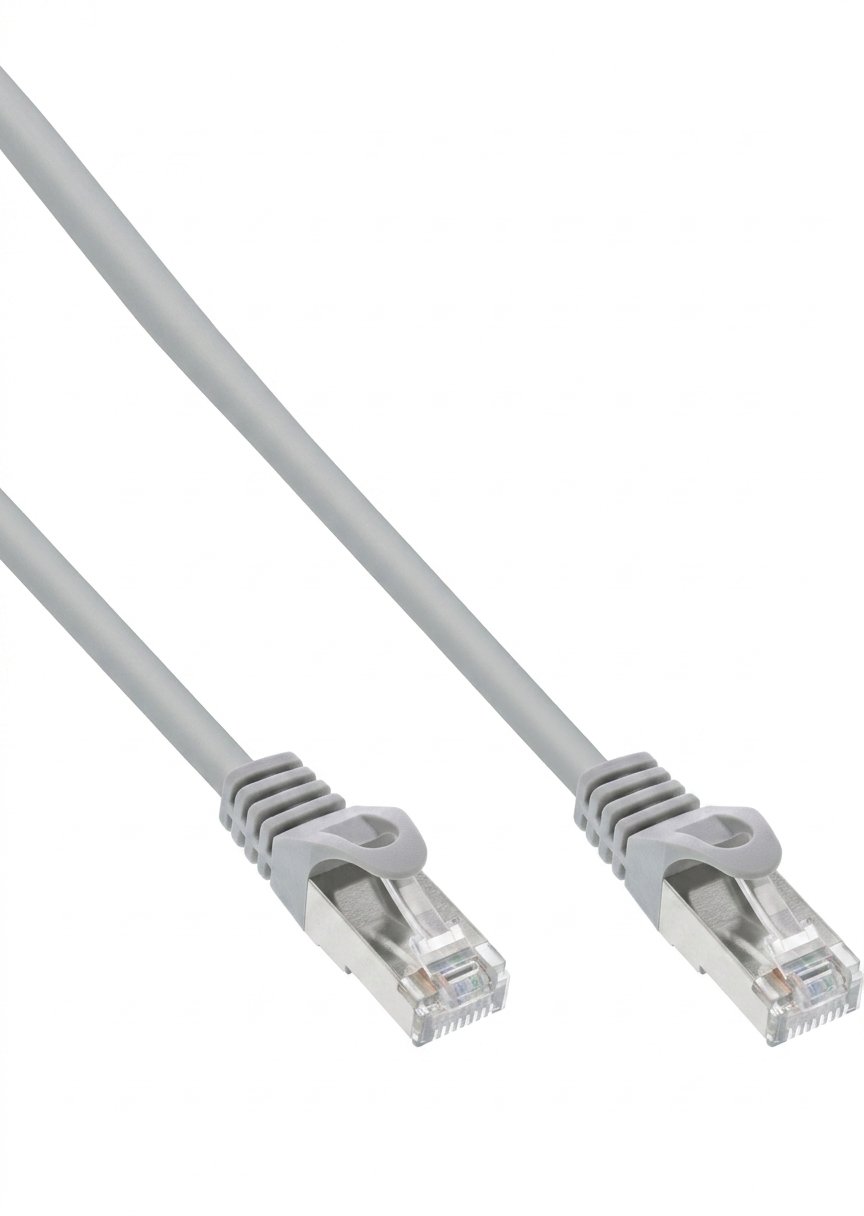 InLine® patch kabel, F/UTP, Cat.5e, sivi, 0,3-10 m