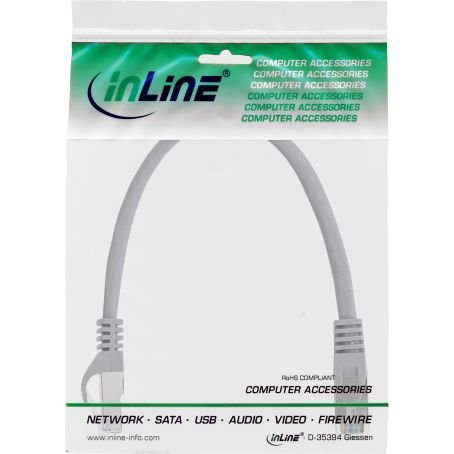 InLine® patch kabel, F/UTP, Cat.5e, sivi, 0,3-10 m - Slika 2