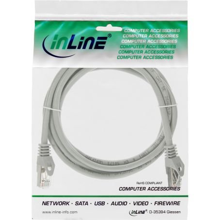 InLine® patch kabel, F/UTP, Cat.5e, sivi, 0,3-10 m - Slika 3